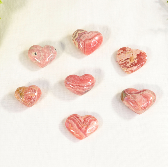 Nature's Artifacts - Rhodochrosite Mini Hearts