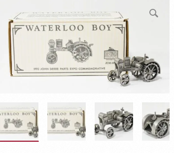 1/43 John Deere Pewter Waterloo Boy 1990 Parts Expo #JDM-007