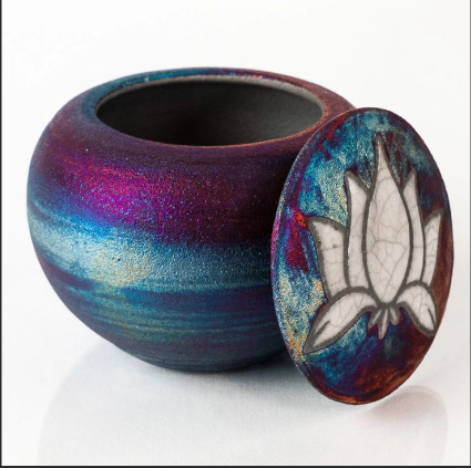Raku Potteryworks - Mini Multicolor Dream Catcher Jars