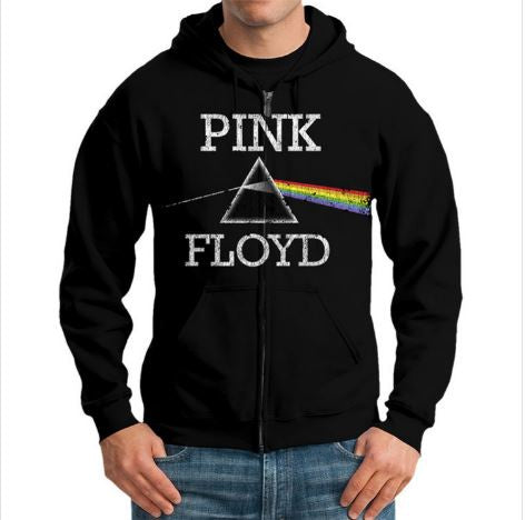 Liquid Blue - Pink Floyd "Dark Side of the Moon" Zip-up Hoodie