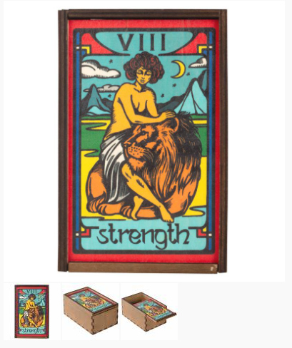 Benjamin - Strength Tarot Card Box 63028