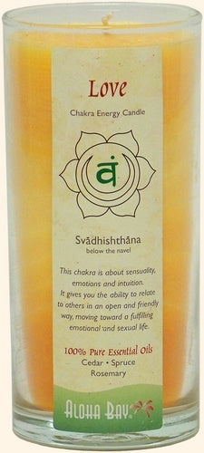 Chakra Energy Candle - Love