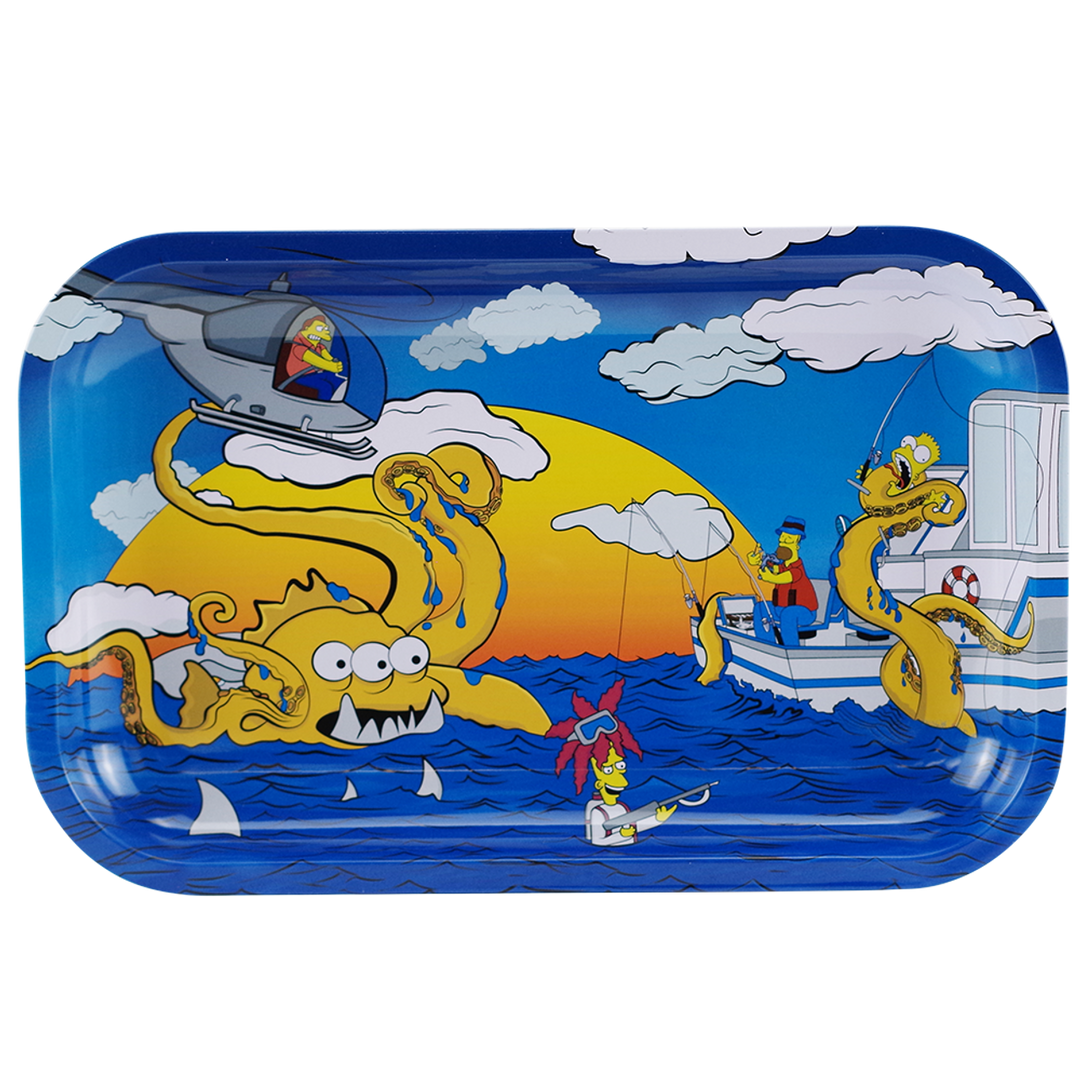 Eye Candy 3D Rolling Tray - Simpsons Fishing