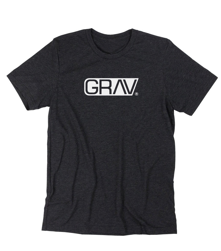 Grav Logo Heather Black T-Shirt