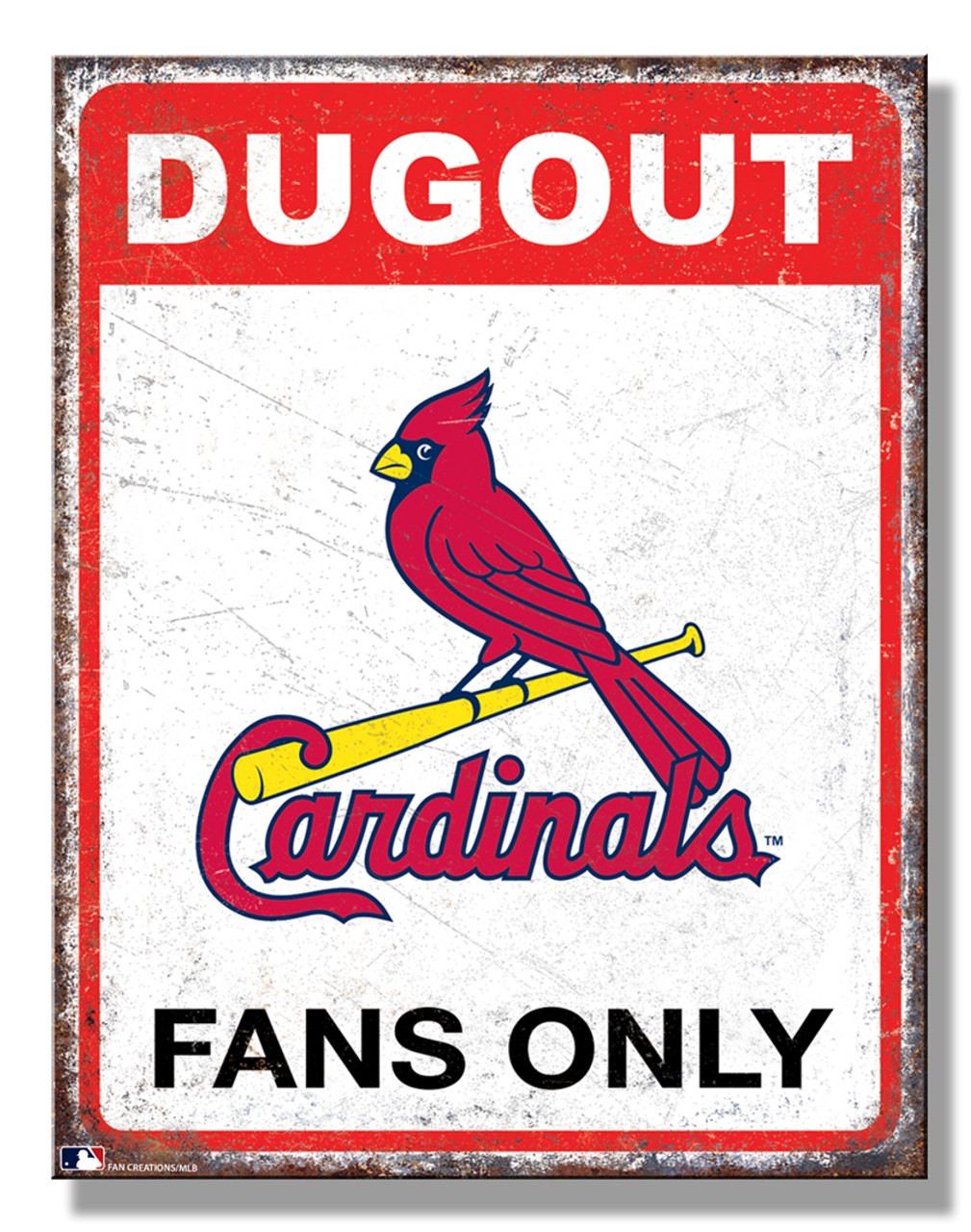 St Louis Cardinals Dugout Tin Sign