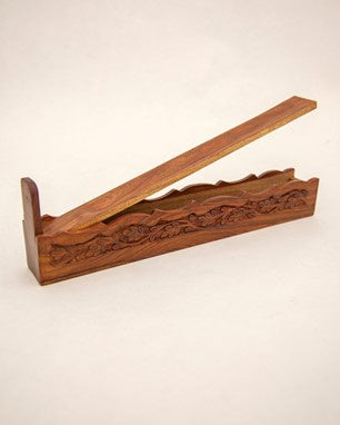 Carved Shisham Incense Burner Box