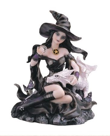 GSC - Witch w/White Dragon Statue
