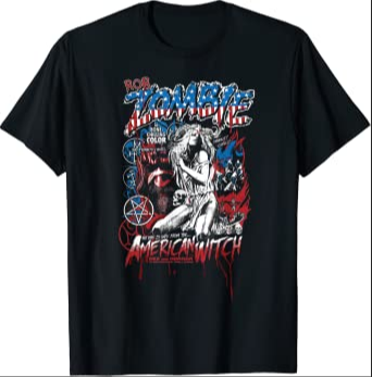 Manic - Rob Zombie American Witch Logo T-Shirt