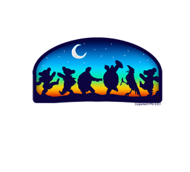 Dye the Sky - Moondance Mini Sticker