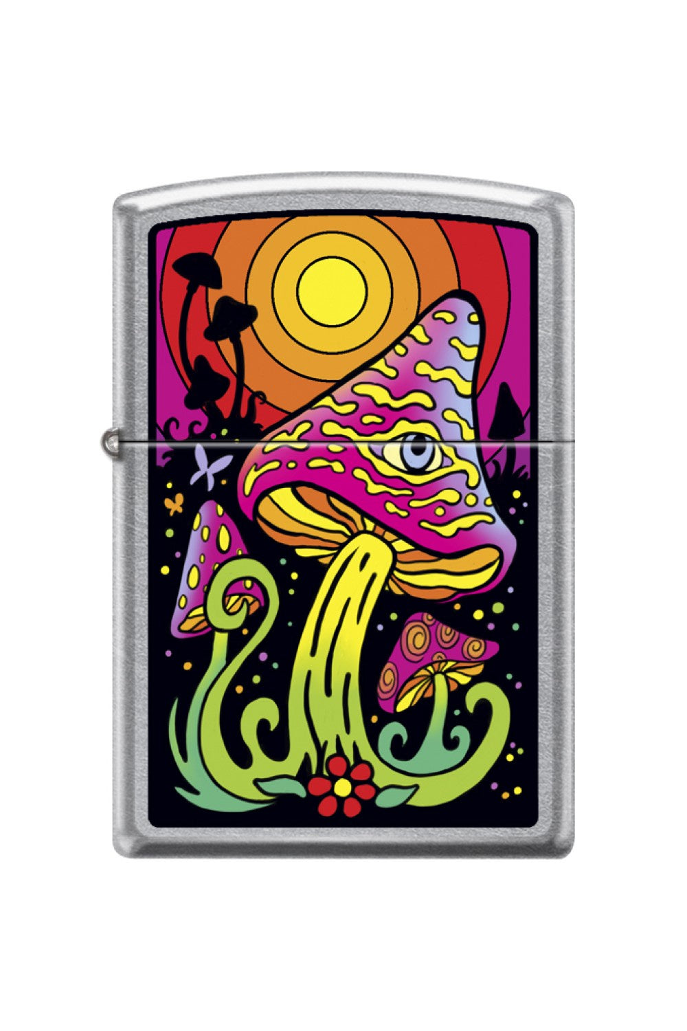 Mushroom Sunset Zippo Lighter