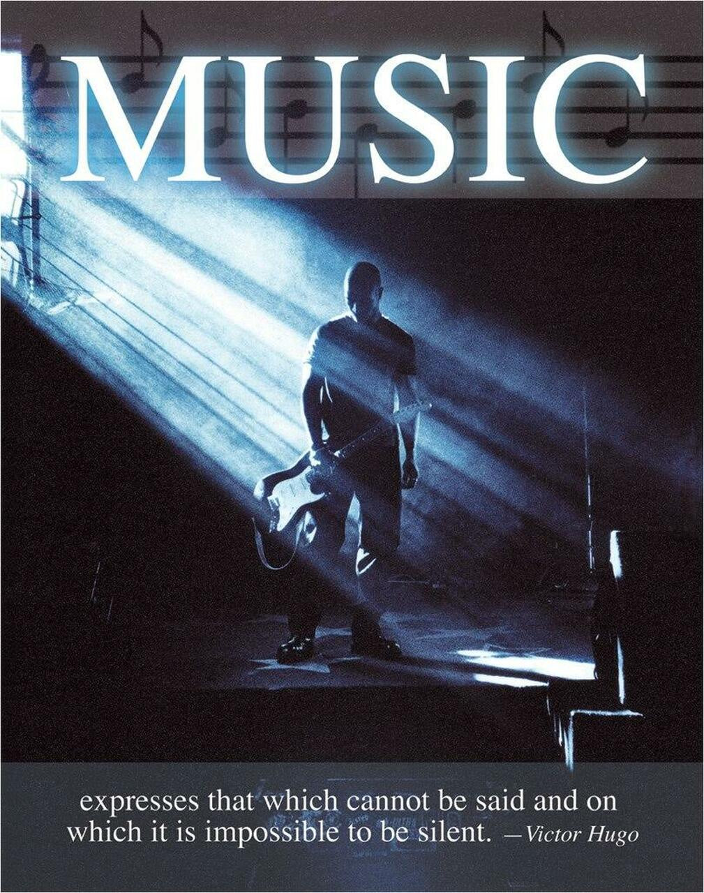 Music Victor Hugo Tin Sign