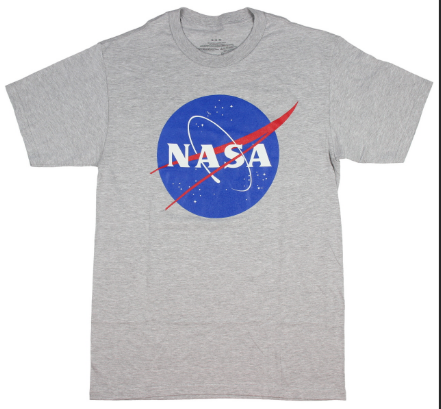 Impact Merch - Nasa Logo Grey T-Shirt