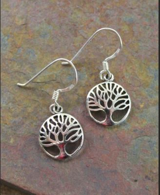 Nirvana - "Tree of Life" Sterling Silver Earrings