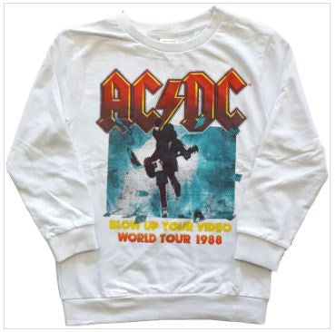 Rock Off - AC/DC "Blow Up Your Video" Kids Sweatshirt