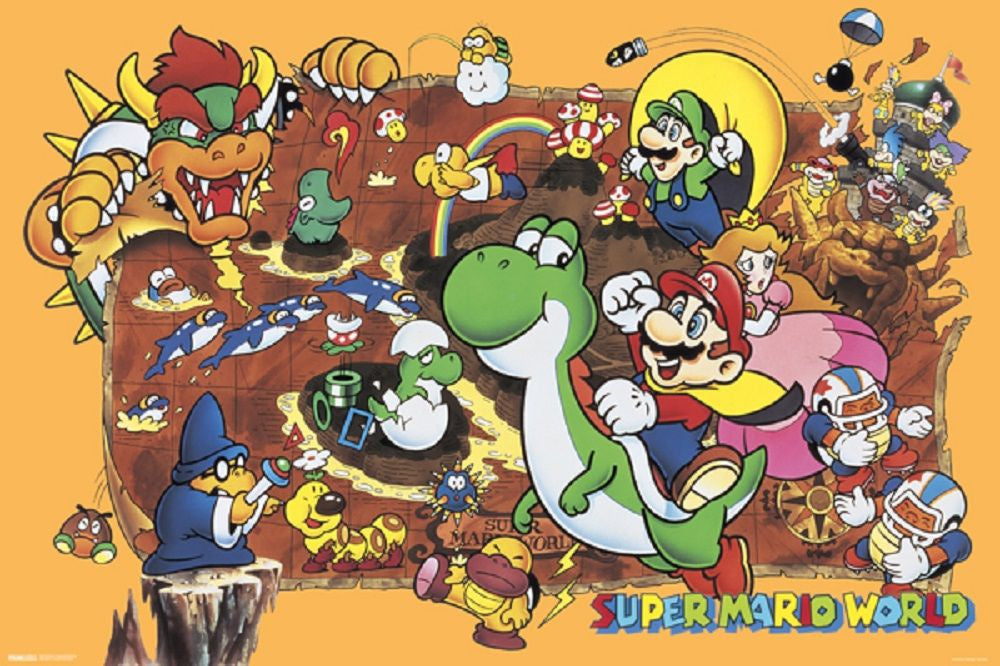 Super Mario World Poster