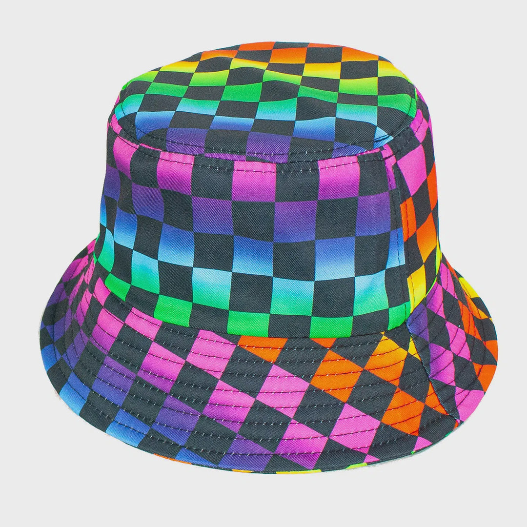 Checkers Multi-Color Bucket Hat