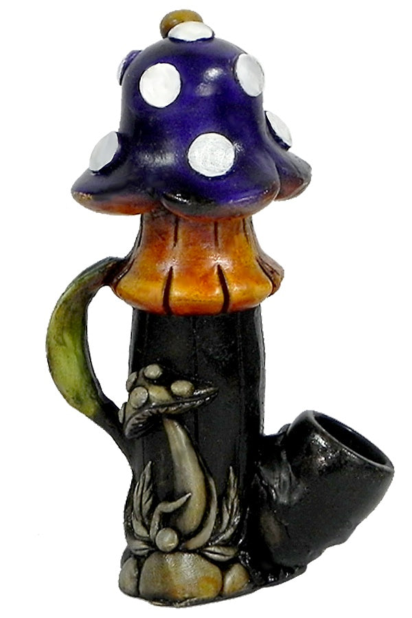 Purple Mushroom - Resin Hand Made Pipe