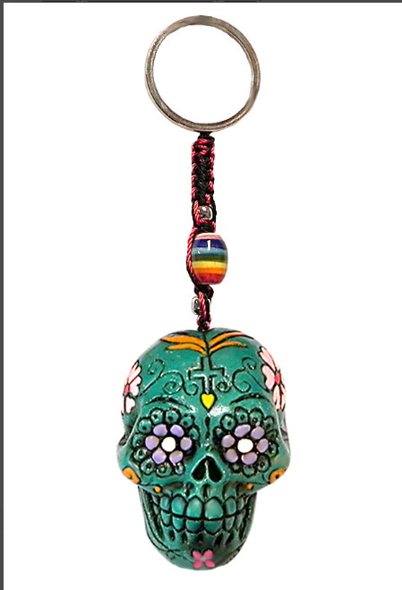 Pichincha - Sugar Skull Hand Crafted Duropox Keychains
