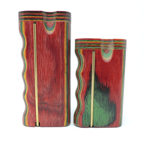 Dug Eeze Premium Twist Dugout w/Poker - Rasta