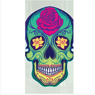 Glass Incense Smokin' Bottle - Rose Skull