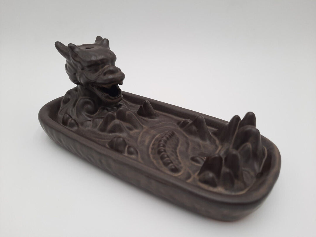 Ceramic Backflow Incense Burner - Dragon Head