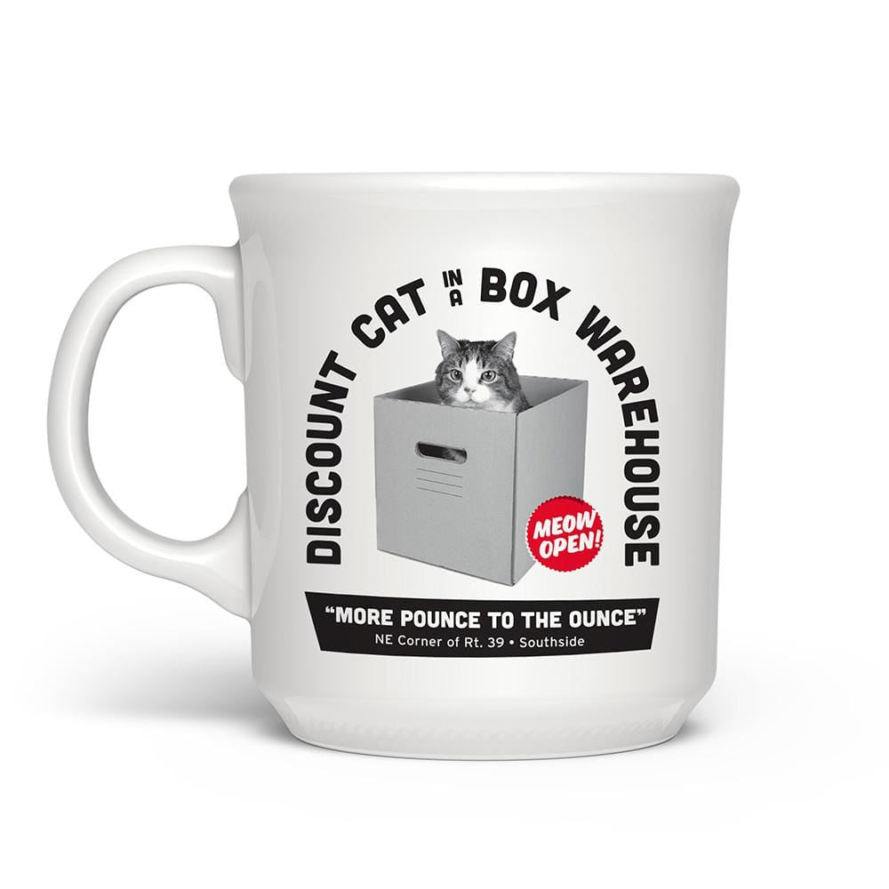Discount Cat in a Box Mug