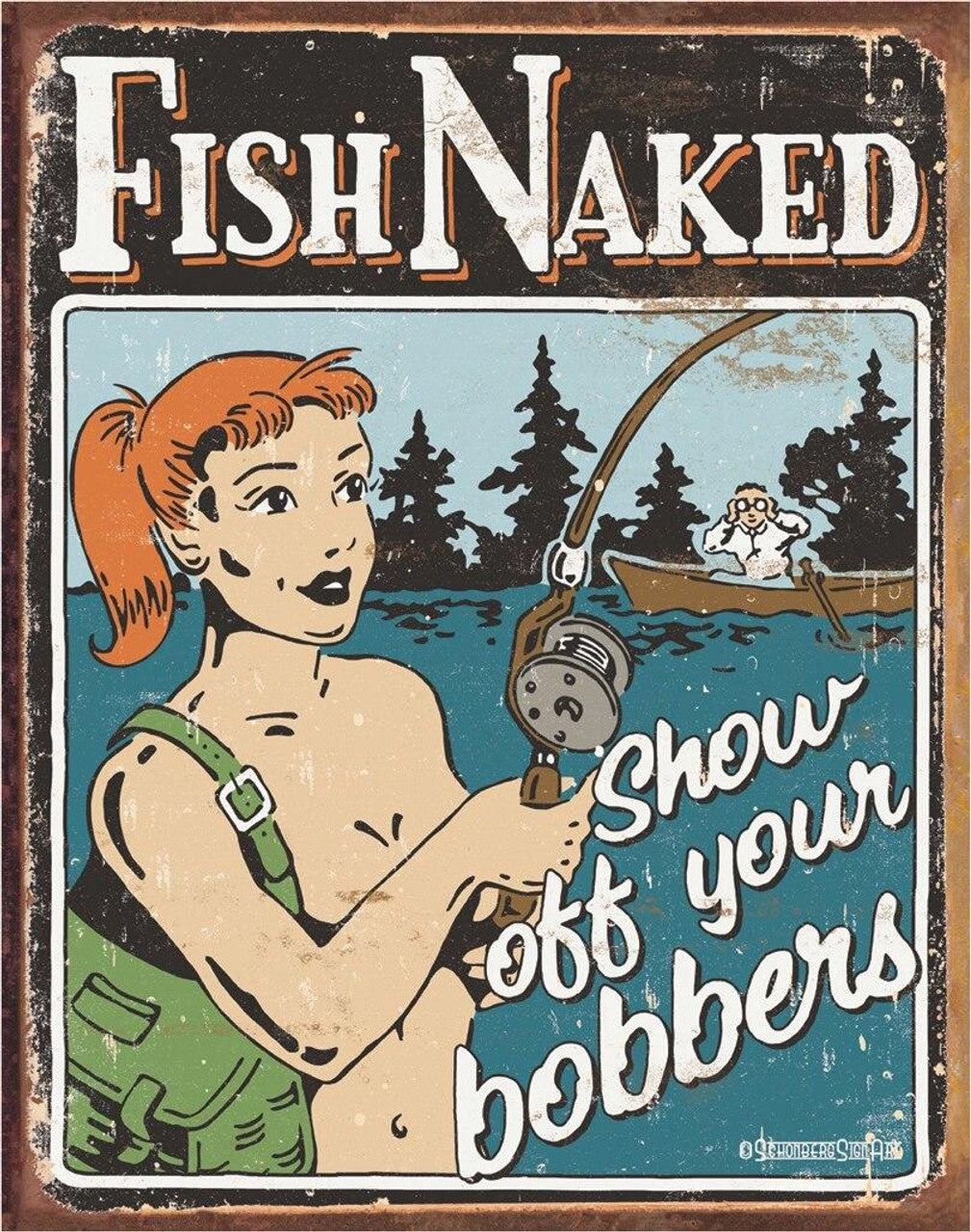 Schonberg - Bobbers Tin Sign