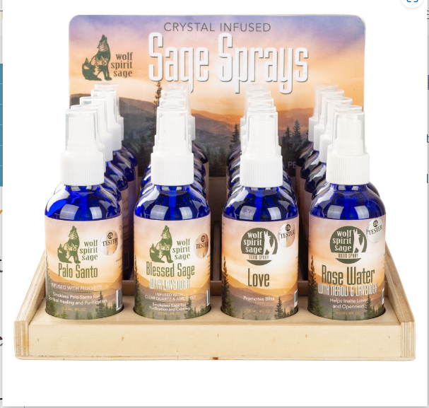 Wolf Spirit Sage Sprays 4 oz. - Assorted Scents