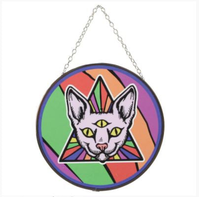 Benjamin - Three-Eyed Cat Suncatcher 65104