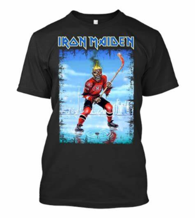 Manic - Iron Maiden Hockey Canada Logo T-Shirt