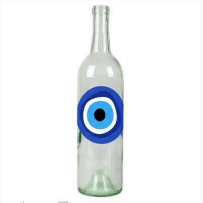 Glass Incense Smokin' Bottle - Evil Eye