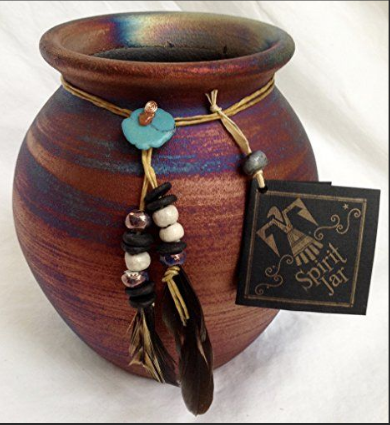 Raku Potteryworks - Medium Spirit Jar 5"