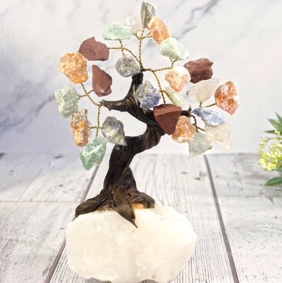 Nature's Artifacts - Multiple Gemstone Tree