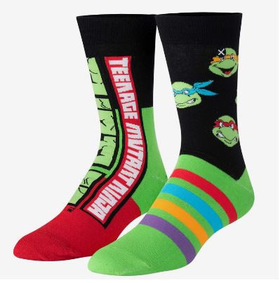 Odd Sox - The Turtles Mens Crew Straight Down Socks