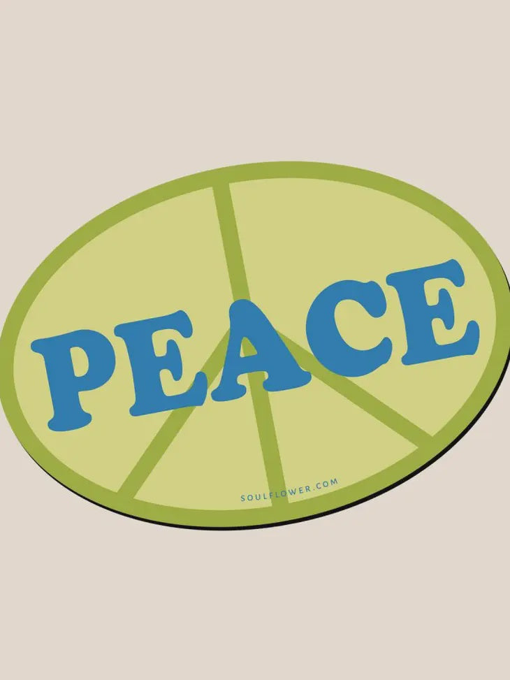 Soul Flower - Peace Euro Magnet