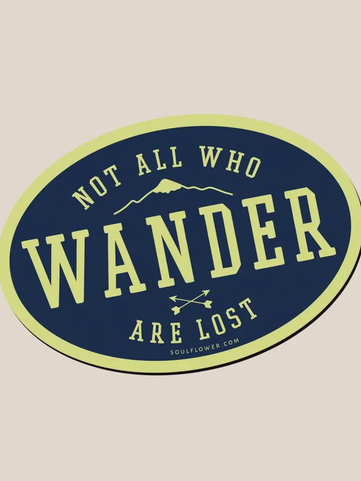 Soul Flower - Not All Who Wander Euro Magnet