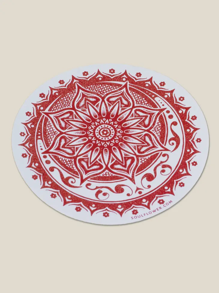 Soul Flower - Sunflower Mandala Sticker