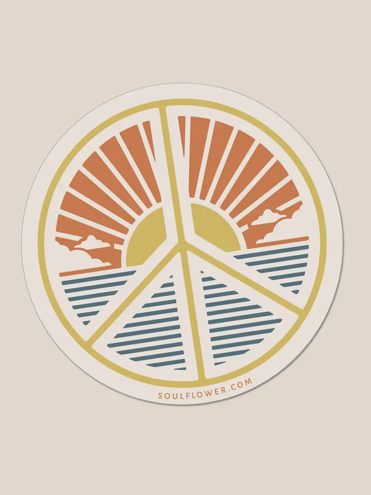 Soul Flower - Peace Scene Sticker
