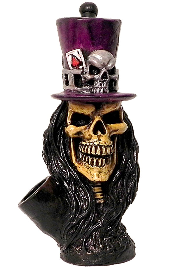 Slash Skull Resin Hand Crafted Pipe