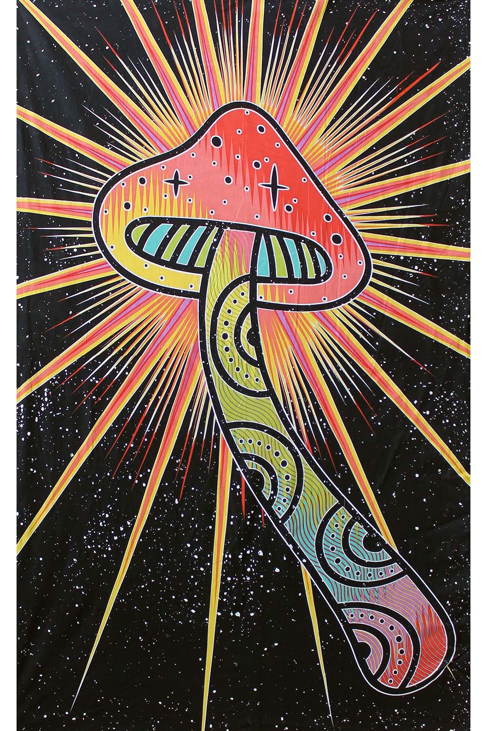 Sunshine Joy - Space Mushroom Tapestry 60x90