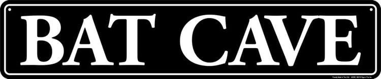 Bat Cave Street Sign