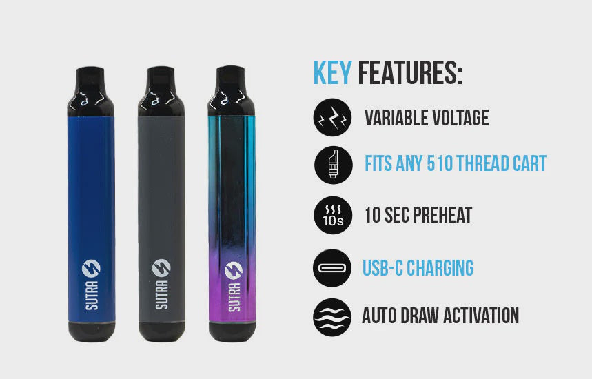 SUTRA VAPE SILO AUTO DRAW CARTRIDGE VAPORIZER