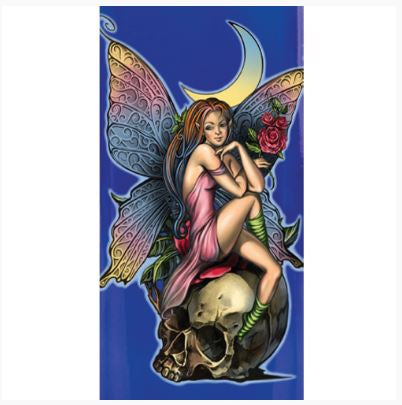 Glass Incense Smokin' Bottle - Fairy on Skull