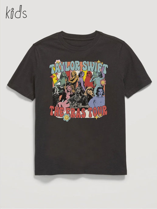 Kids Taylor's Retro Eras Tour Graphic Tee