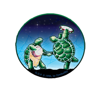 Dye the Sky - Terrapin Station Round Sticker