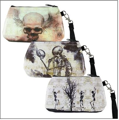 World Buyers - Skeleton Friends Mini Purse w/Wristlet