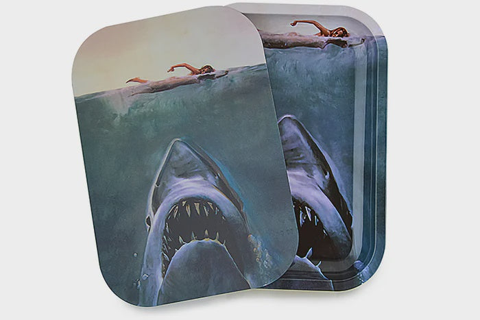3D Holographic Metal Rolling Tray w/ Magnetic Lid - B48