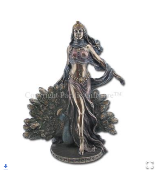 Hera Greek Goddess Bronze Statue 7852