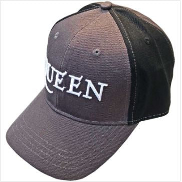 Rock Off - Queen 'Text Logo' 2-Tone Baseball Cap