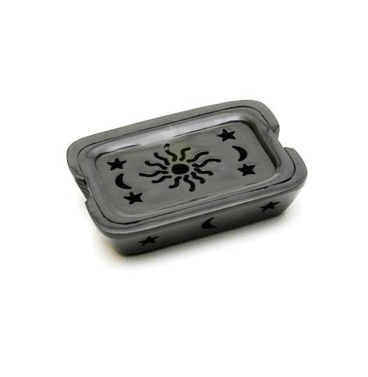 RExpo - Soapstone Black Soap Dish Sun & Moon